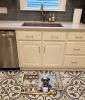 Kerry Blue Terrier The Chef Memory Foam Kitchen Mat Machine Washable Anti-Fatigue Mat Cushion Comfort Bath Mat or Kitchen Rug