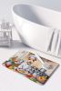 Fox Terrier The Chef Memory Foam Kitchen Mat Machine Washable Anti-Fatigue Mat Cushion Comfort Bath Mat or Kitchen Rug
